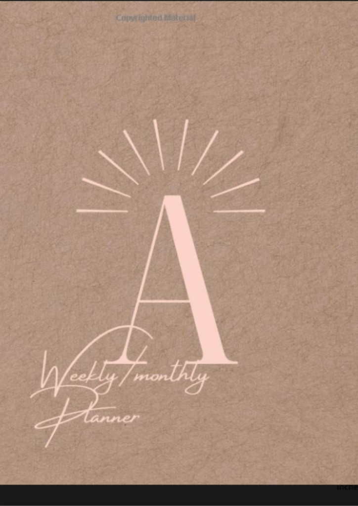a planner notebook