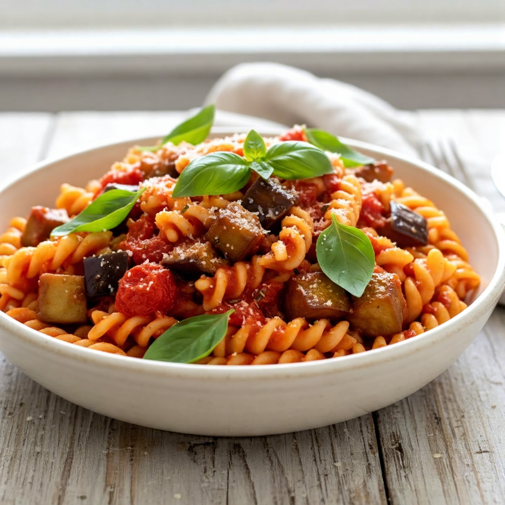 Pasta with Roasted Eggplant: The Easiest Way to Elevate Your Dinner Roasted Eggplant Pasta