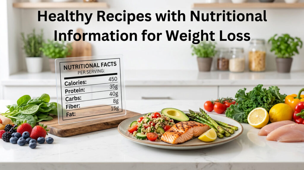 Healthy Recipes with Nutritional Information