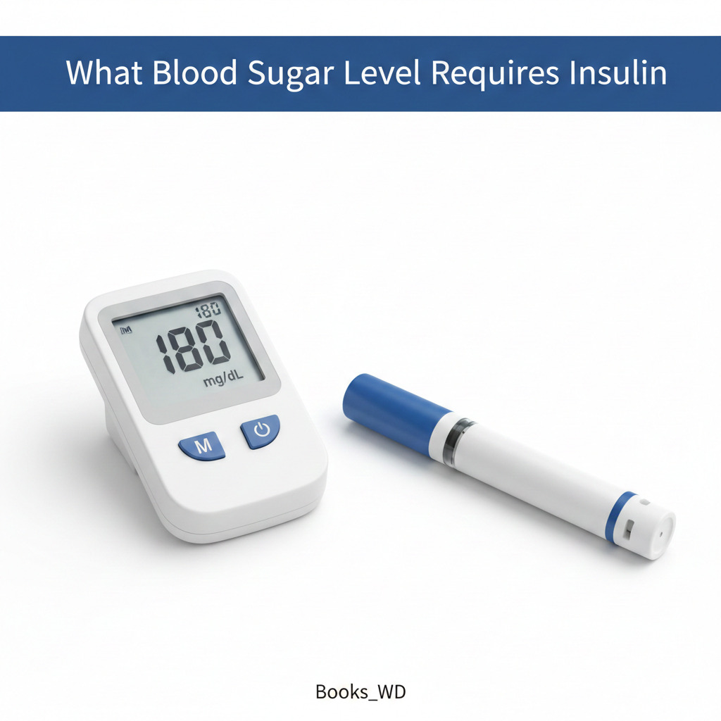 What Blood Sugar Level Requires Insulin