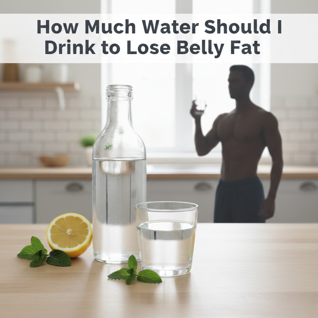 how much water should i drink to lose belly fat