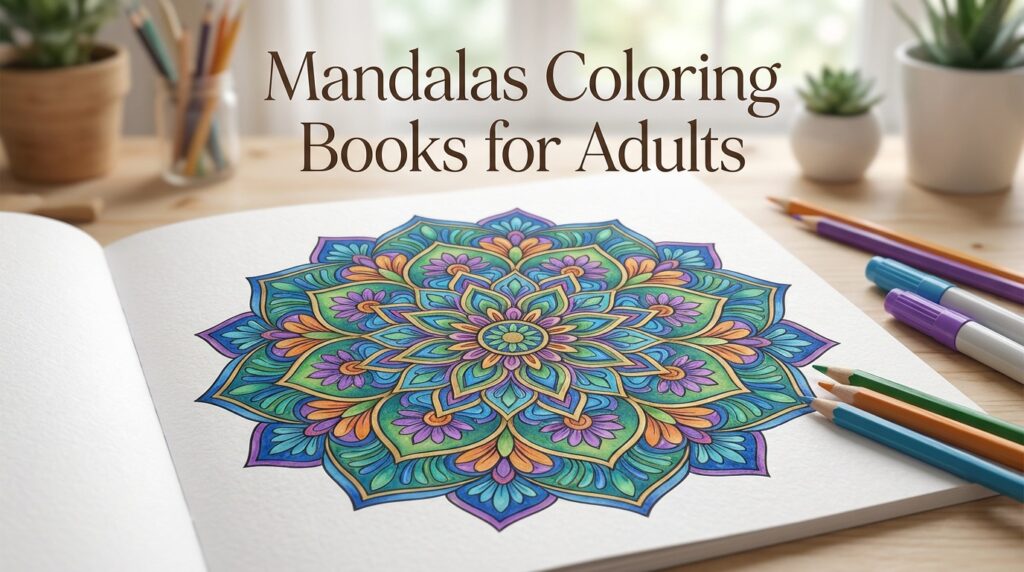 Mandalas Coloring Books for Adults: A Therapeutic Journey of Art and Relaxation Mandalas Coloring Books for Adults
