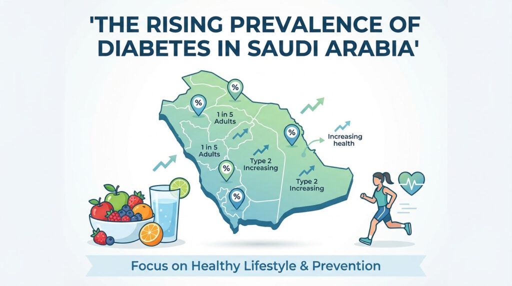prevalence of diabetes in saudi arabia