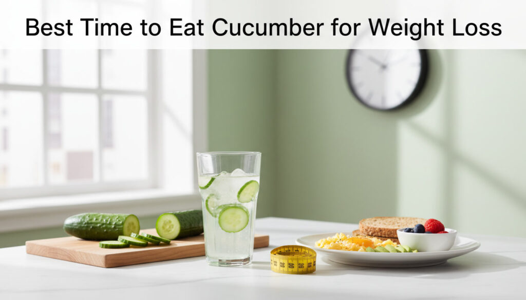 Best Time to Eat Cucumber for Weight Loss Guide Best Time to Eat Cucumber for Weight Loss Guide